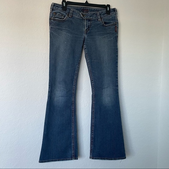 Silver Jeans Denim - Silver Jeans Tuesday Jeans 30 X 31 Women’s Bootcut Flare Denim Medium Wash